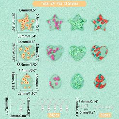 Наборы для изготовления сережек с подвесками своими руками&nbsp;DIY-NB0005-32