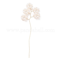 Подвеска из бисера из искусственного жемчуга ABS GLAA-K060-04G