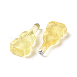 Манекен бутылки вина в форме скрипки кабошон из смолы&nbsp;RESI-E025-01D