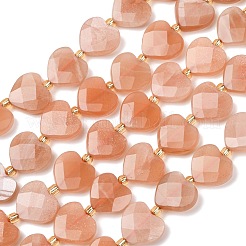 Natürliche sunstone Perlen Stränge&nbsp;G-L654-M06-01