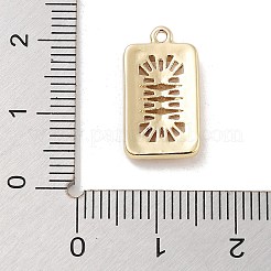 Латунь с подвесками из прозрачного кубического циркония&nbsp;KK-Z061-21C-G