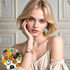 12шт 6 стиля подвески из смолы&nbsp;RESI-YW0006-10