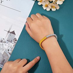 Плетеный браслет из нейлоновых нитей&nbsp;BJEW-SW00058-1