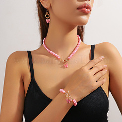 Комплекты из акрила с подвесками в виде бабочки FS-WGE01C7-01