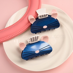 Заколки для волос с когтями из ацетата целлюлозы (смола) PW-WG364EB-01