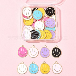 Подвески из сплава эмали 7 цвета&nbsp;ENAM-FS0002-05