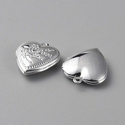 Valentinstag-Medaillonanhänger aus Messing&nbsp;KK-WH0054-70P