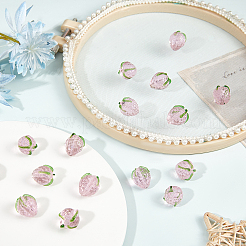 30шт ручной работы бусины лэмпворк LAMP-PH0002-21