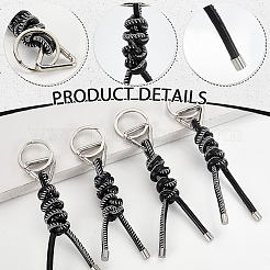 5шт pu с брелоком из сплава KEYC-GA0001-40