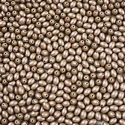 Выпечка расписных стеклянных бусин SEED-C004-04M