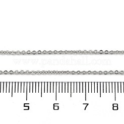 1 мм стойка покрытие латунный кабель цепи ожерелья для женщин мужчин MAK-L044-23P