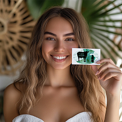 ПВХ пластиковые прозрачные штампы DIY-WH0618-0219