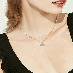 2 шт. эмалевые подвески в виде морских животных&nbsp;ENAM-LP0002-08B