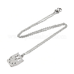 Не тускнеющие подвески из нержавеющей стали 201&nbsp;LS-NJEW-T009-JN128-40-1