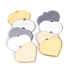 30шт 5 цветные латунные подвески KK-BC0001-71