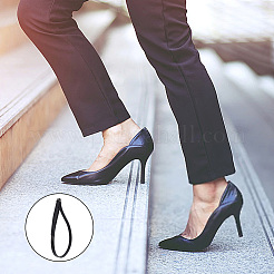 4 пара двухцветных шнурков из искусственной кожи AJEW-DR0001-45