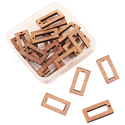 20pcs Walnussholzanhänger&nbsp;WOOD-CJ0001-21