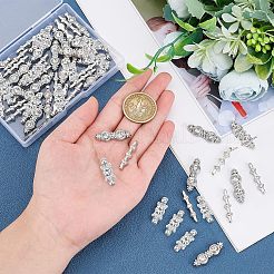 60 шт. 3-х стильные литые проставки для прутков со стразами ALRI-FH0001-05