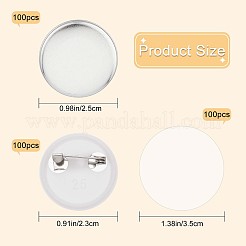 Пустая железная брошь FIND-WH0034-82P