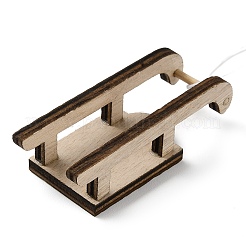 Рождественские незавершенные деревянные подвесные украшения&nbsp;WOOD-D026-01F