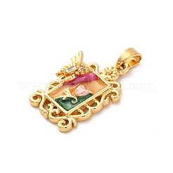 Латунь эмаль подвески&nbsp;KK-S502-10G