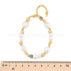 Браслеты из латунных бусин для женщин&nbsp;BJEW-Z089-02G