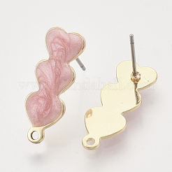 Серьги с железной эмалью&nbsp;IFIN-N003-08C