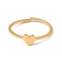Verstellbare offene Manschettenringe aus Edelstahl 304&nbsp;RJEW-Q806-01G-01