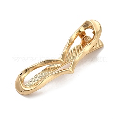 Заколки крокодил из сплава AJEW-A061-01A-G