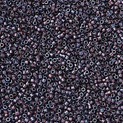 MIYUKIデリカビーズ  シリンダー  日本製シードビーズ  11/0  （db0312)マットメタリックダークラズベリーアイリス  1.3x1.6mm  穴：0.8mm  約20000個/袋  100 G /袋&nbsp;SEED-J020-DB0312