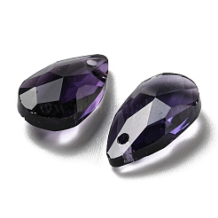 Facettierte tropfenglasanhänger&nbsp;GLAA-O008-A02