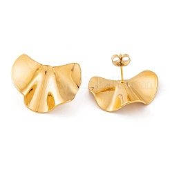 Ионное покрытие (ip) серьги-гвоздики из нержавеющей стали 304 для женщин&nbsp;EJEW-L272-016G