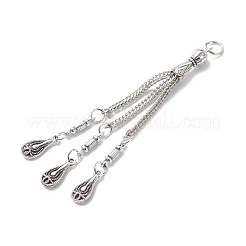 Большие подвески с кисточками из сплава в тибетском стиле FIND-I025-01E