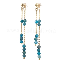 Природные смешанные шпильки камень уха EJEW-JE05945