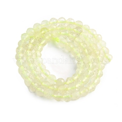 Естественный лимонный кварц нитей бисера G-K366-B01-02