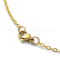 Collier pendentif mauvais œil au chalumeau&nbsp;NJEW-JN04614-01