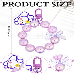 1 décoration suspendue en acrylique&nbsp;HJEW-LP0002-11E
