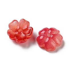Bouchon de perle de verre à dégradé de couleurs teint et chauffé&nbsp;GLAA-D307-01H