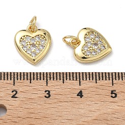 Messing micro pave klare zirkonia anhänger&nbsp;KK-H256-09G