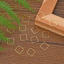 Квадрат латунь связывая кольца&nbsp;X-EC03010mm-G