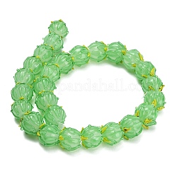 Perles vernissées manuelles&nbsp;LAMP-F041-02-A09