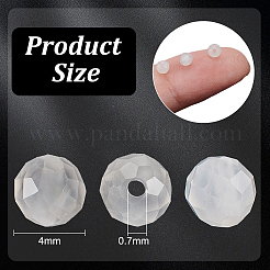 1 нить бусин из натурального белого лунного камня G-OC0005-38