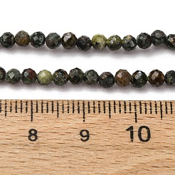 Природные SERAPHINITE нитей бисера G-RM2025-A42-3mm