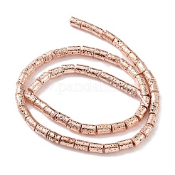 Гальванические бусины из натуральной лавы G-H303-A06-RG