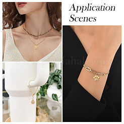 10 шт. 5 стиля подвески на стойке с покрытием из латуни с микропаве из кубического циркония KK-TA0002-39