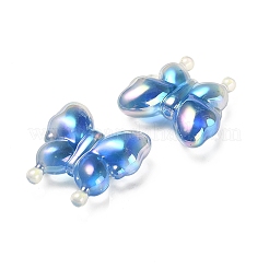Placage uv lumineux perles acryliques irisées arc-en-ciel&nbsp;LS-OACR-F006-03E