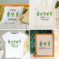 Самоклеящийся трафарет для шелкографии DIY-WH0173-021-09