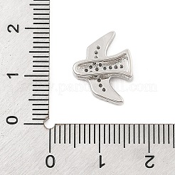 Латунный микро pave прозрачный кубик циркония подвески ZIRC-I068-33P