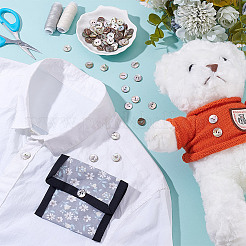 100 шт. пуговицы из натуральной ракушки пауа BUTT-GA0001-33