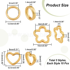 30шт 3-х стильная стойка с покрытием из сплава FIND-DC0002-04